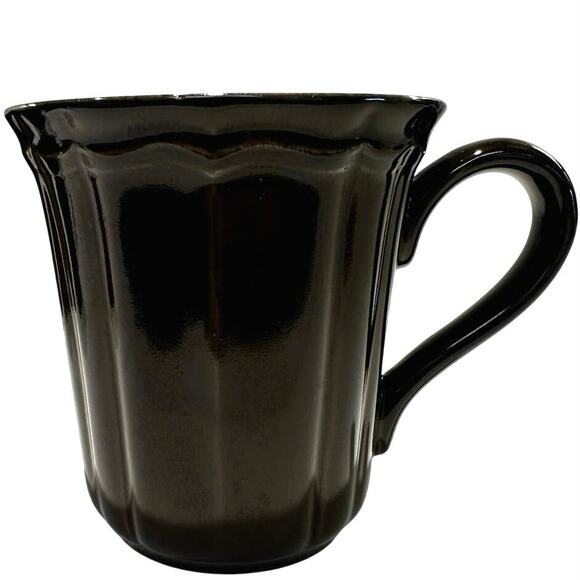 Noble Excellence Toscano Brown Coffee Tea Latte Mugs-Set of 6 - Picture 4 of 6